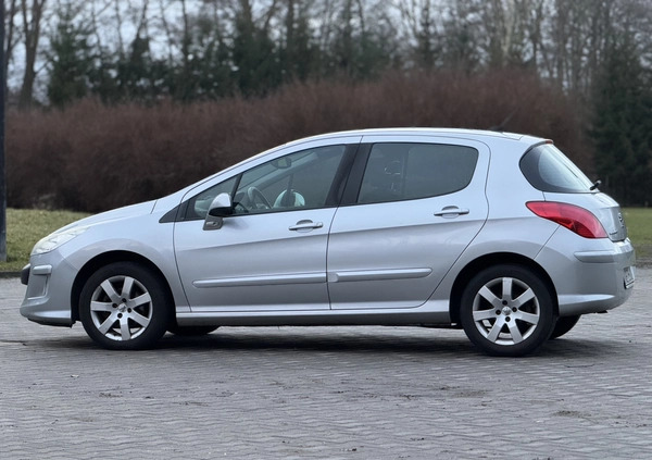 Peugeot 308 cena 12499 przebieg: 237000, rok produkcji 2009 z Szczecinek małe 137